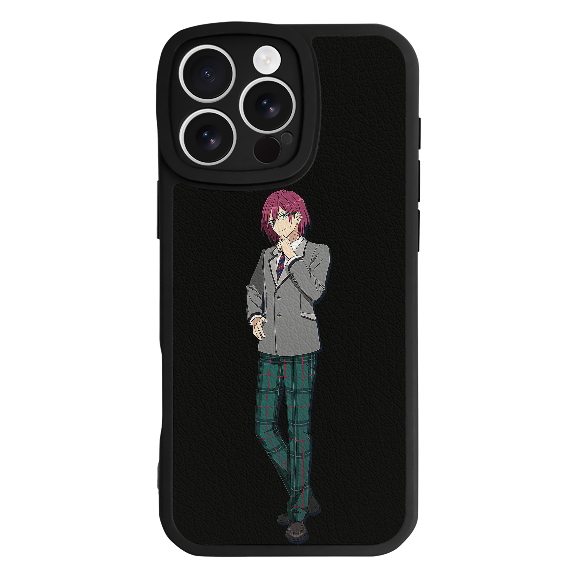 （画像用） あんさんぶるスターズ! Ensemble Stars 【iPhone 16シリーズ対応】シリコンスマホケース（レザー調） 材質：シリコン